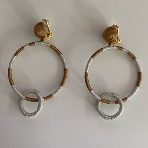 Marc Jacob Clip on Hoop Earrings